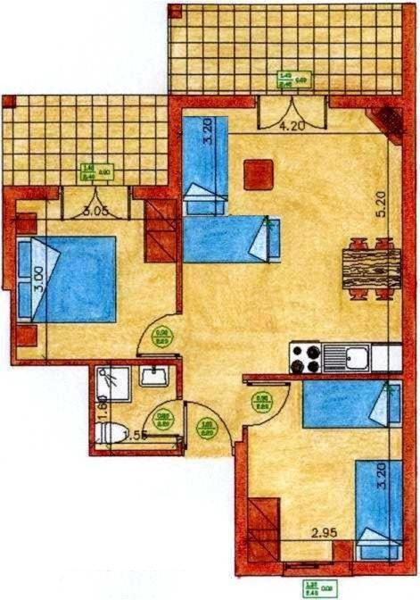Ydna Family Hotel Apartments Possidi Luaran gambar